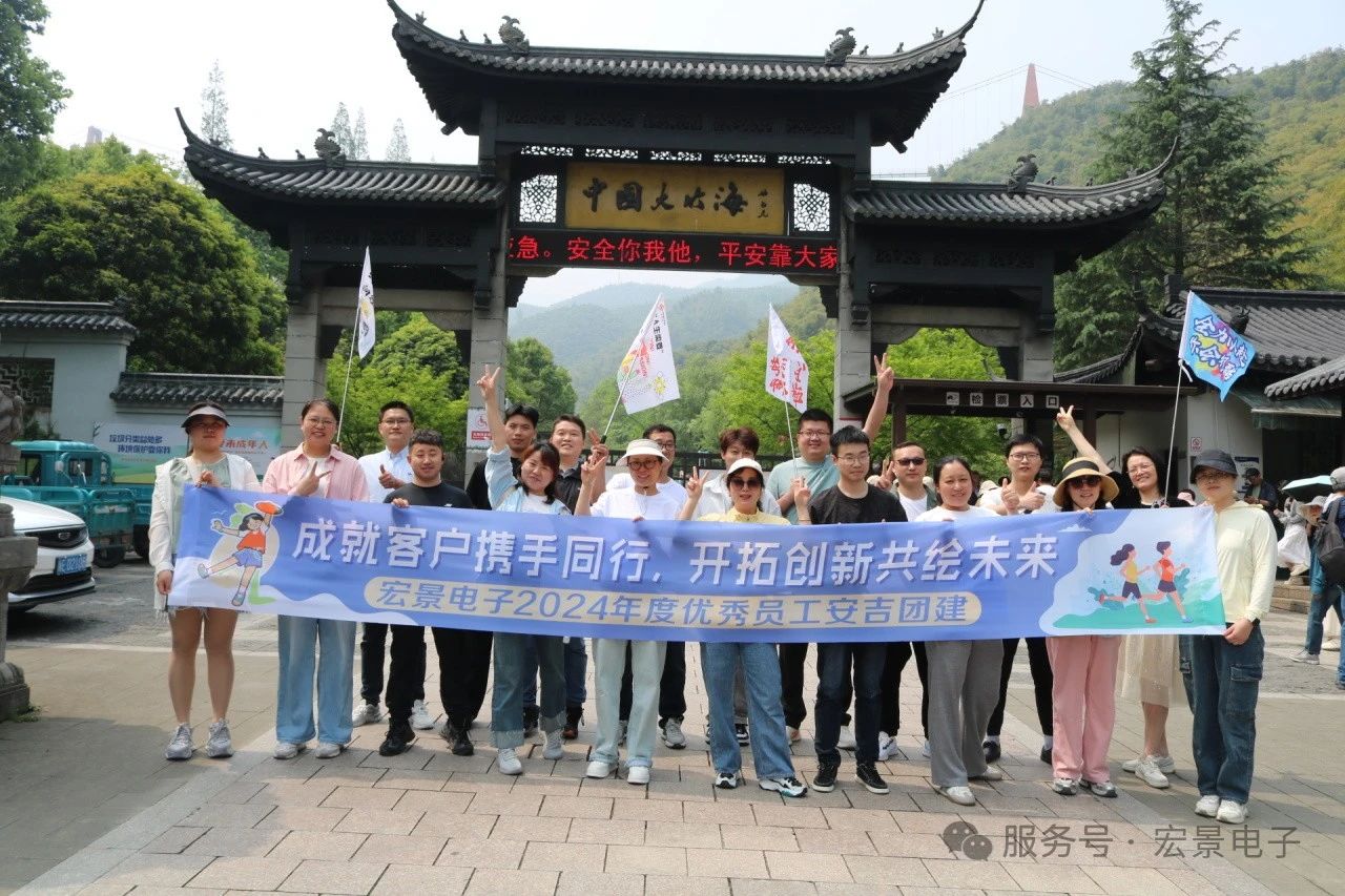 宏景电子2024年度优秀员工团建圆满结束